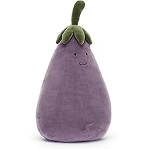 新品　ジェリーキャット　ナス　キーホルダー　茄子　なす　野菜　vegetable JELLY CAT - 新品 ジェリーキャット ナス キーホルダー 茄子